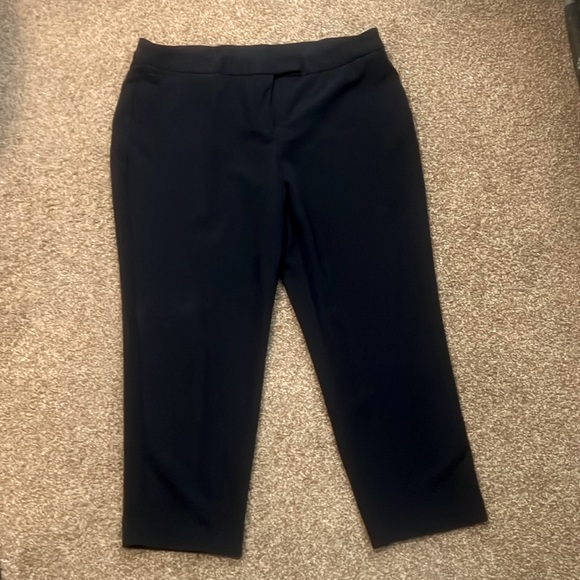 Investments plus size straight leg pants size 20W Short Color Navy - Picture 1 of 4